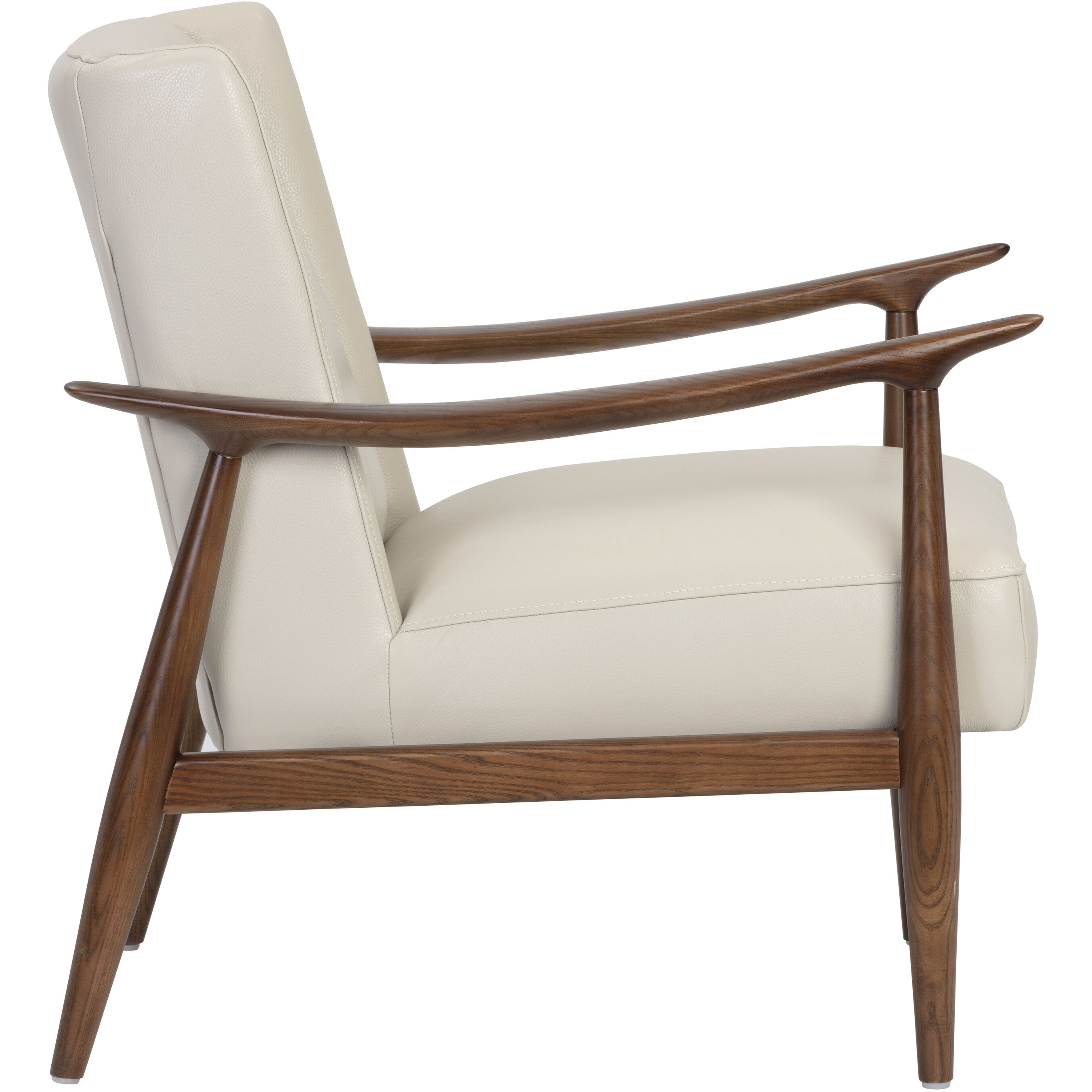 Azella Manchester Stone Leather Lounge Chair